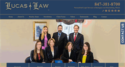 Desktop Screenshot of lucaslaw.com