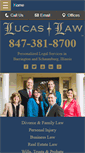 Mobile Screenshot of lucaslaw.com